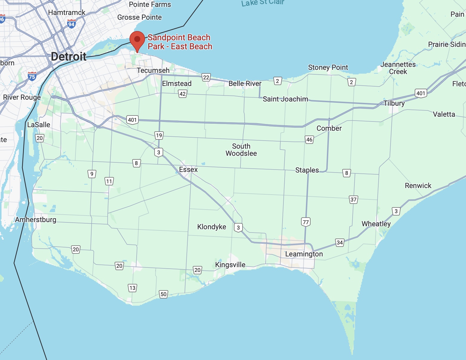 SANDPOINT BEACH LOCATION Sandpoint Beach